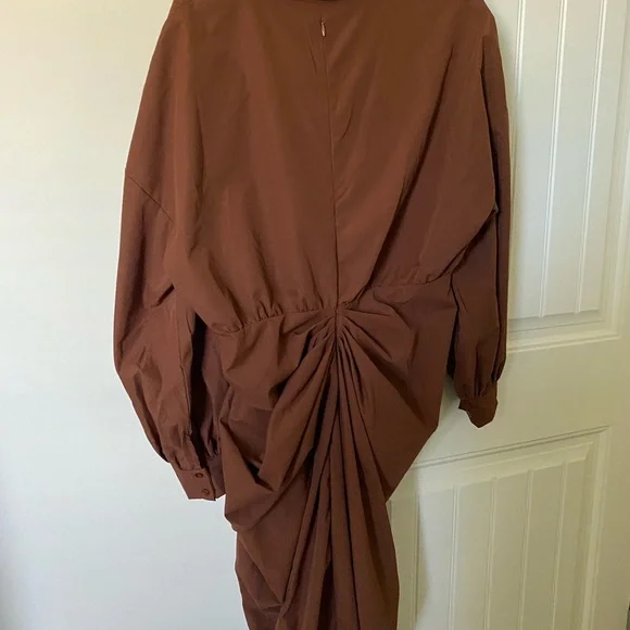 PLT (prettylittlething) balloon sleeve shirt dress - Picture 4 of 7